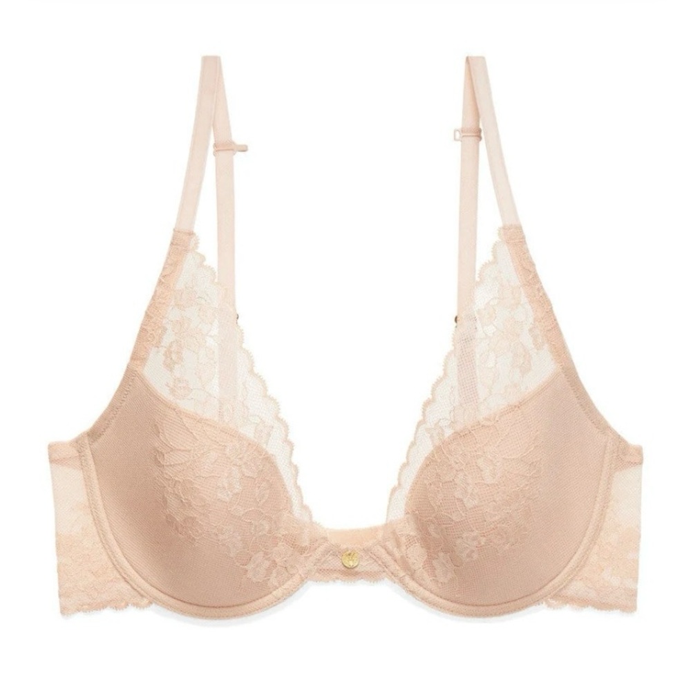Natori cherry blossom bra nude